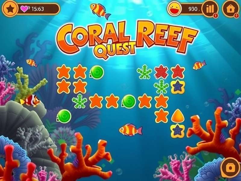Coral Reef Quest strategy guide showing puzzle solutions